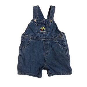 Vintage Carter’s Y2K denim shortall overalls Size 12-18 months